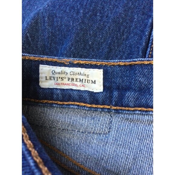 Levi's Blue Straight Leg Jeans Classic Style - Picture 7 of 8